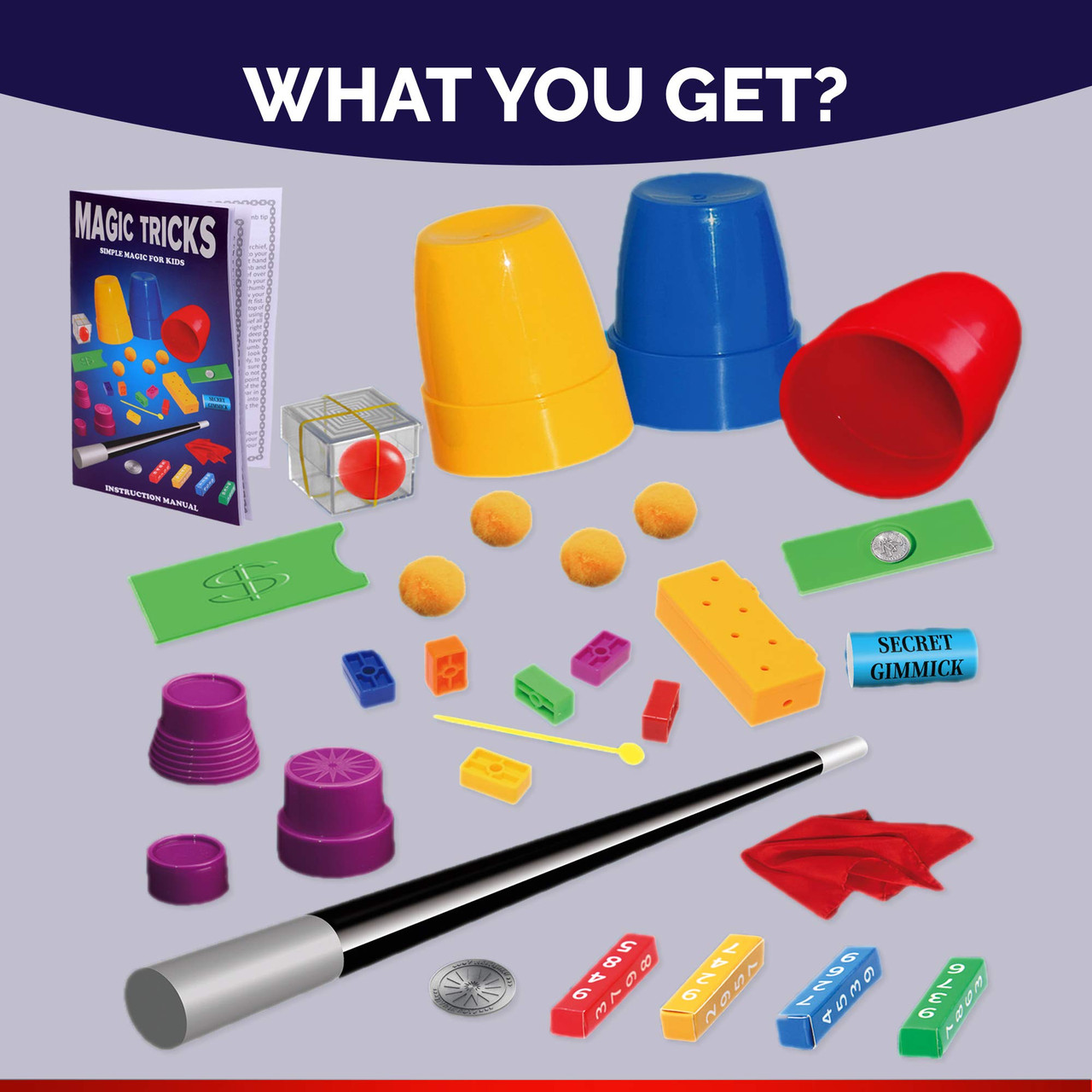 Playkidz Magic Trick for Kids Set 3 - Magic Set with Over 35 Tricks Made  Simple, Magician Pretend Play Set with Wand & More Magic Tricks - Easy to